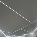 Lineárne LED osvetlenie v kombinácii s obvodovým osvetlením