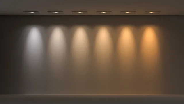 rôzne intenzity farieb