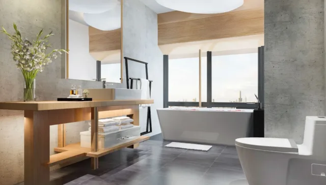 dizajnové osvetlenie v kôpeľni